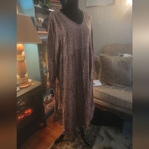 Polka Dot Deer Spot Midi Dress